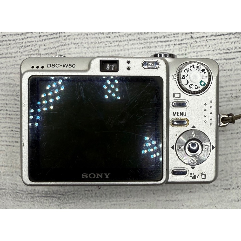 Sony‎ Cyber-Shot DSC-W50 6.0MP Digital Camera Silver (PARTS/REPAIRS ONLY) - Picture 7 of 7
